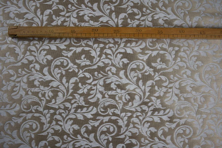 tela mantelería damasco dorado - Tejidos San Luis